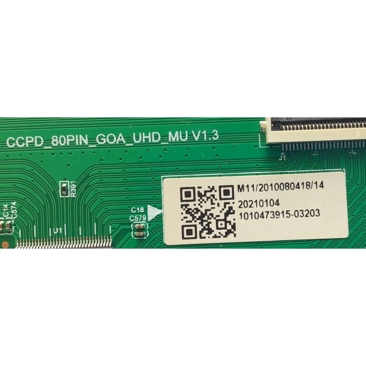 KIT DE TARJETAS PARA TV JVC MAIN MS16010-ZC01-01 / KB6160A / 2E01413C0 / E503744 / FUENTE TV6505-ZC02-01 / E168066 / KB-5150 / T-CON CCPD_80PIN_GOA_UHD_MU / KB6160A / 2E03562A0 / E503744 / PANEL CC580PV7D / MODELO LT-58MAW705 - Imagen 3